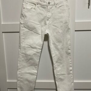 Kensie Men's Straight White Jeans
